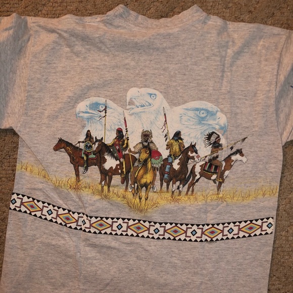 VTG single stitched Westward Expansion Indian tee - Picture 3 of 4